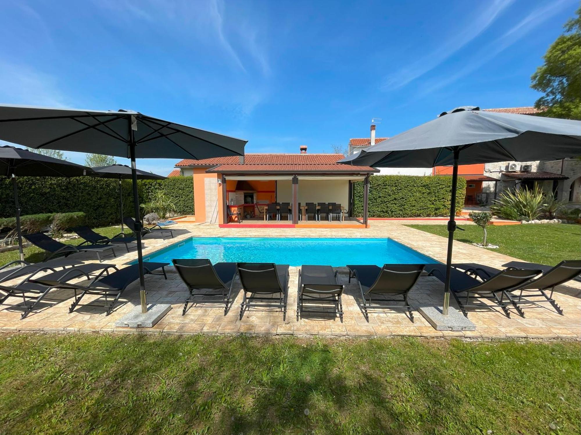 Villa Antonci-18, Pool, 3 Houses, Jacuzzi, Private Territory Antonci  Exterior foto